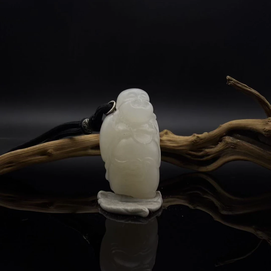 和田玉佛公吊坠 0094