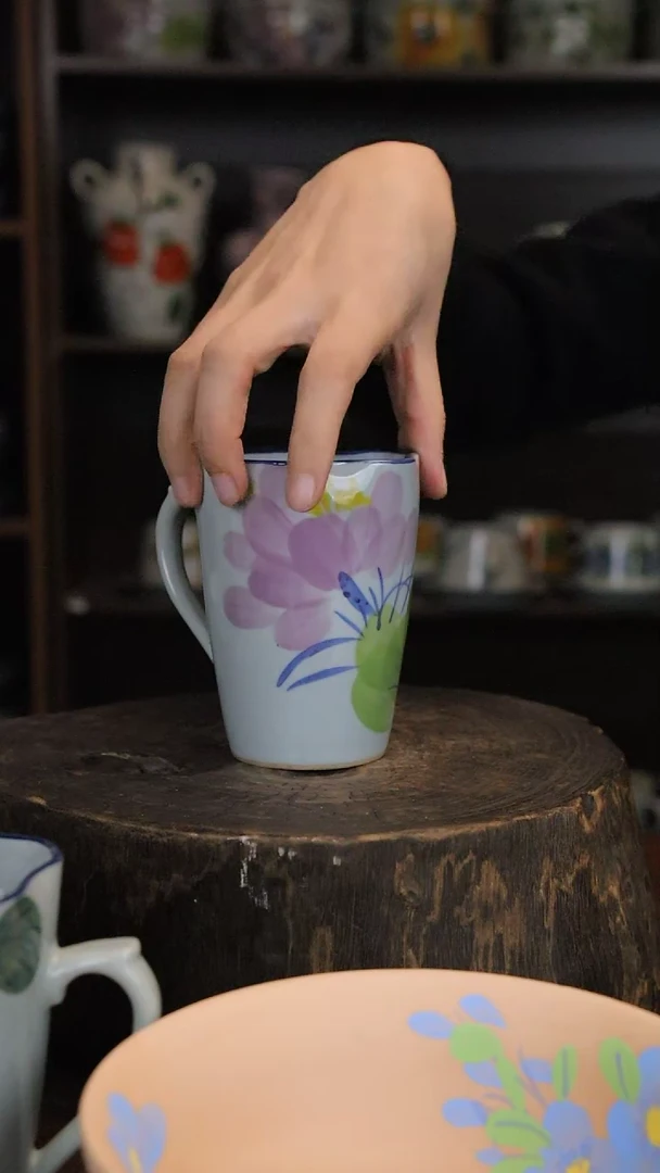 【闪购商品】椿野花口杯（紫荷）C221