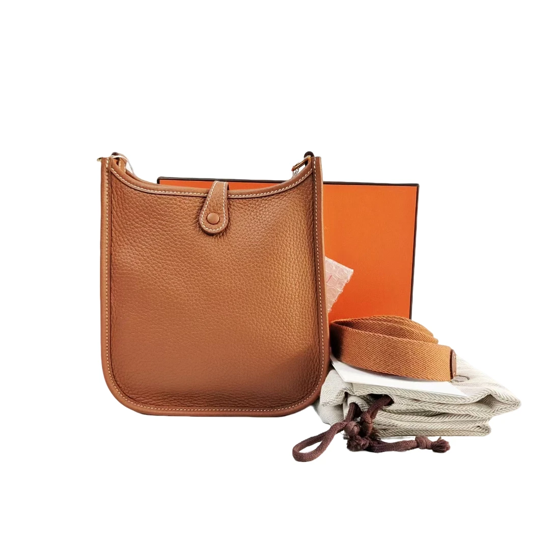 99新 Hermes/爱马仕 安洁利严选斜挎包/YH030407