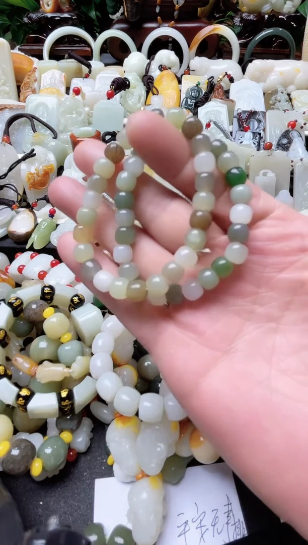 未镶嵌手串和田玉手串/多样性单个发