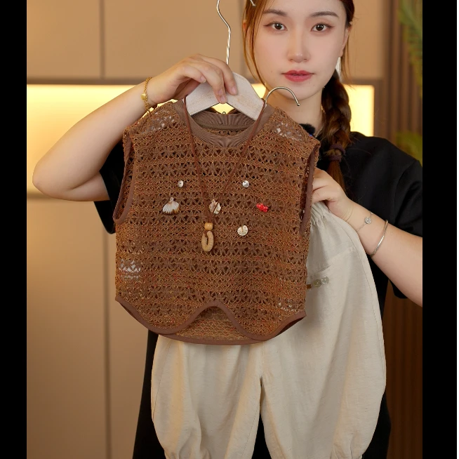 2025幂姐原创儿童夏季民族风无袖上衣+中裤MJX257265