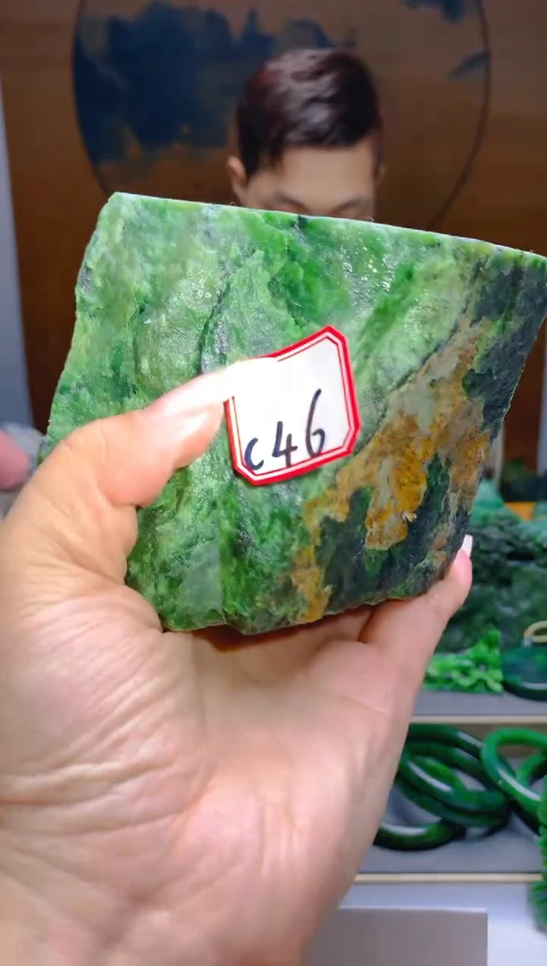 【闪购商品】和田玉（碧玉）珠宝半成品未镶嵌1