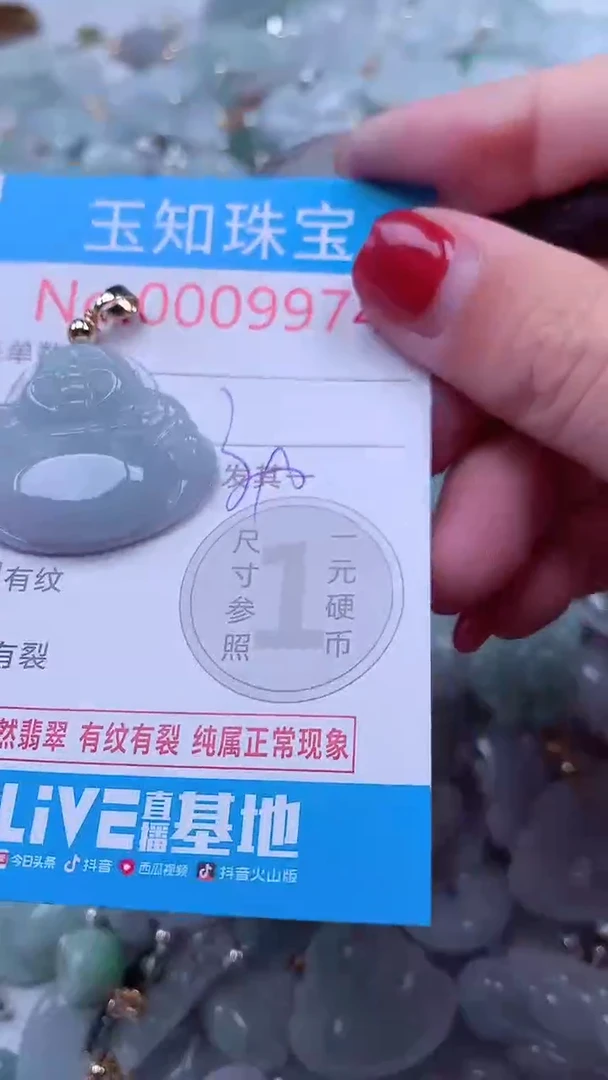 吊坠(不含链)未镶嵌翡翠9974