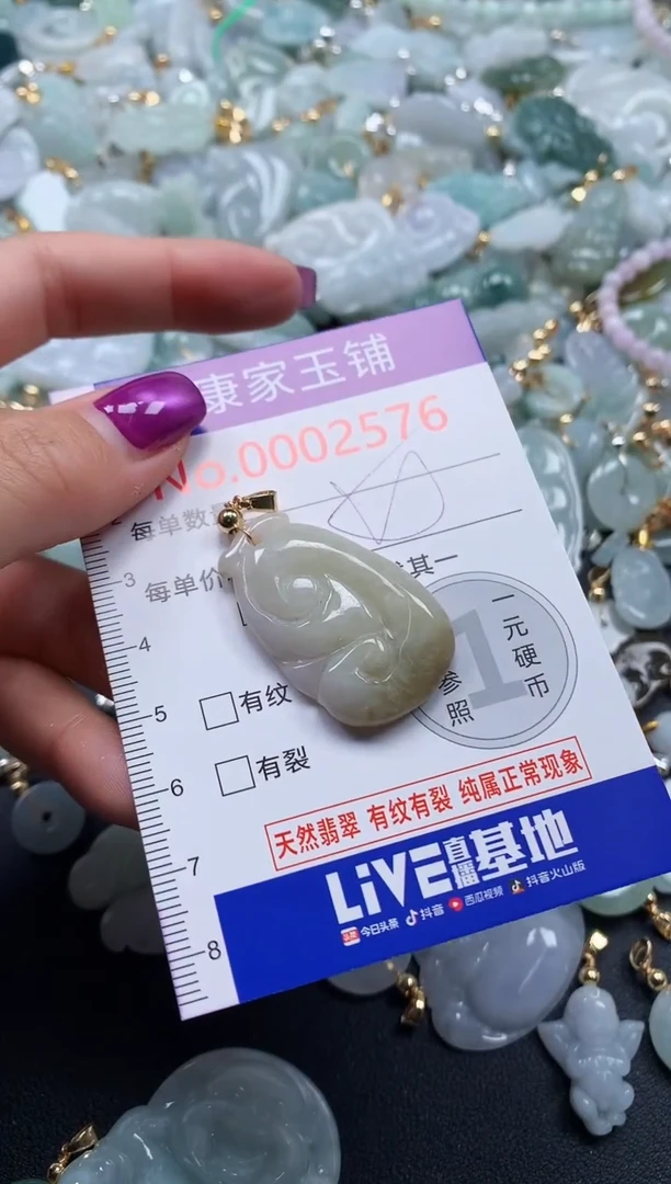 颈饰未镶嵌翡翠2576