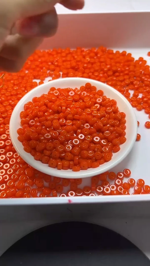 颈饰未镶嵌南红玛瑙w3027南红柿子红直切算盘6*3mm*50颗