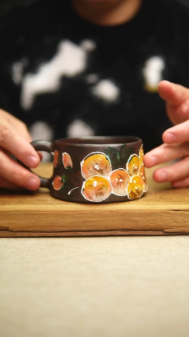 @@陶园瓷舍@@纯手工手绘@高温釉下彩