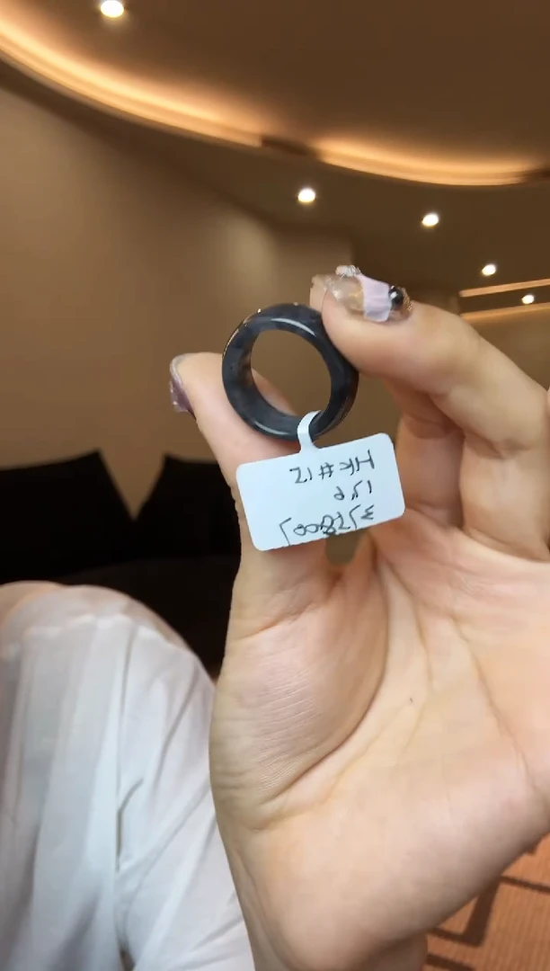 【闪购商品】和田玉戒指未镶嵌15码青花