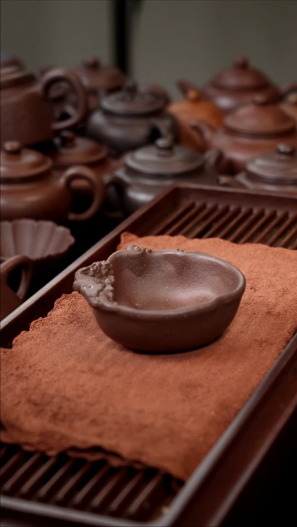 茶壶紫砂天*天青杯子