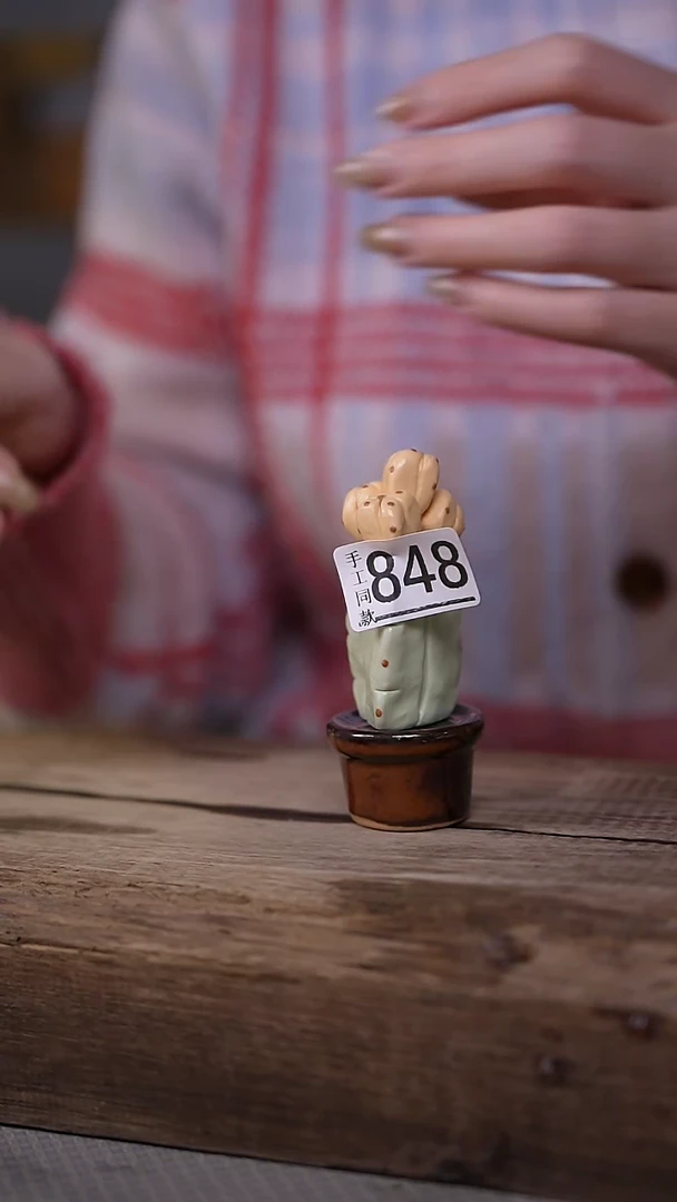 【闪购商品】瓷片福利！可爱仙人掌摆件/茶宠