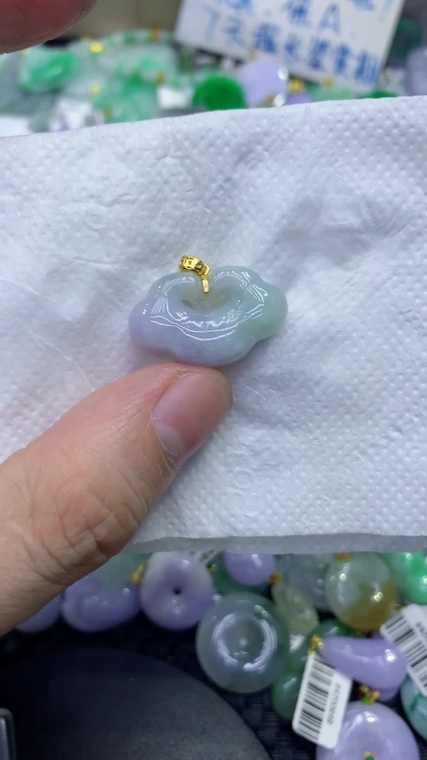 颈饰未镶嵌翡翠天然缅甸A货翡翠