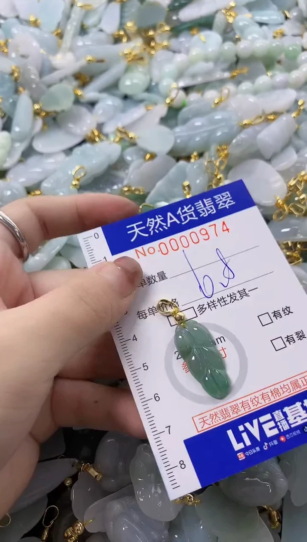 颈饰未镶嵌翡翠天然A货翡翠