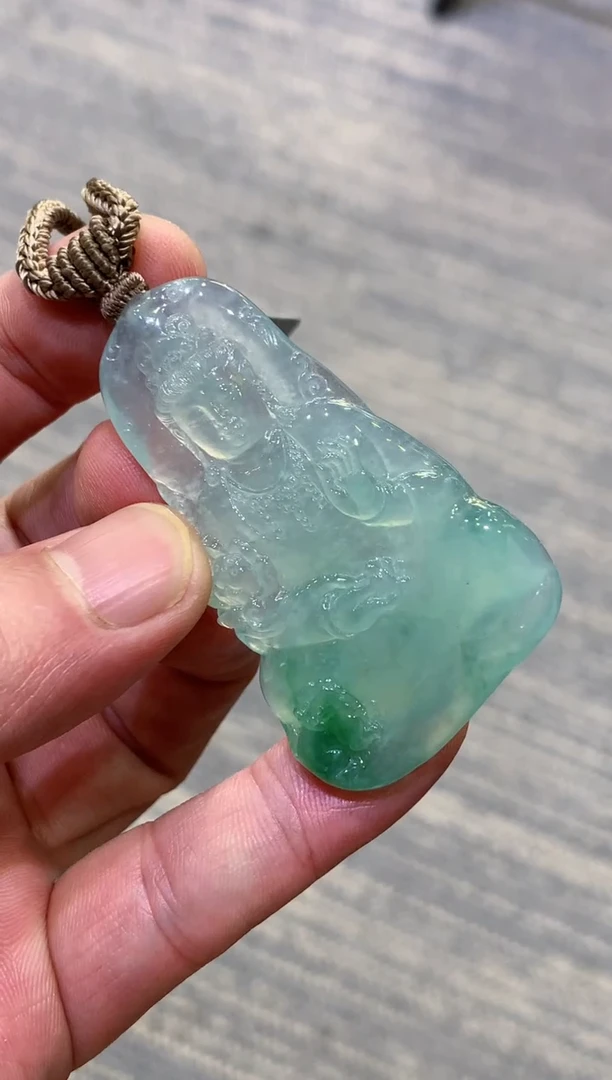 颈饰未镶嵌翡翠天然A货翡翠