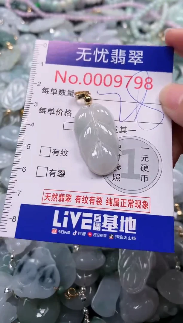 吊坠(不含链)未镶嵌翡翠9798