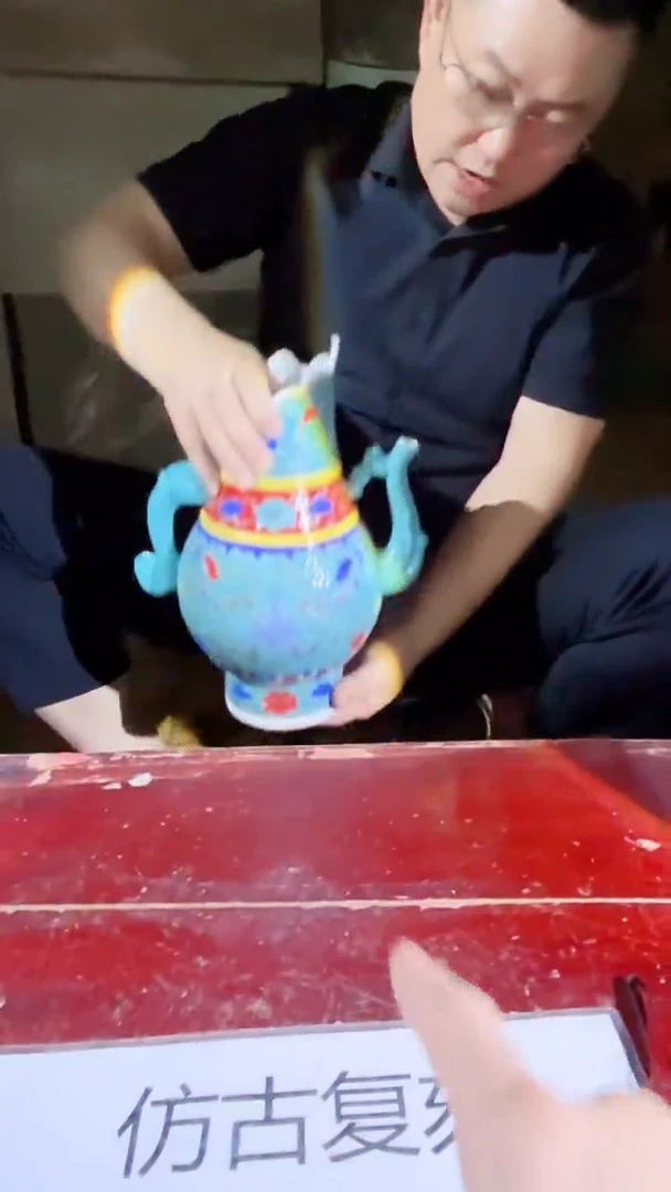 摆件景德镇陶瓷流水105
