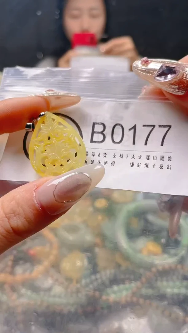 【闪购商品】翡翠颈饰未镶嵌/B/翡翠A货一图一物