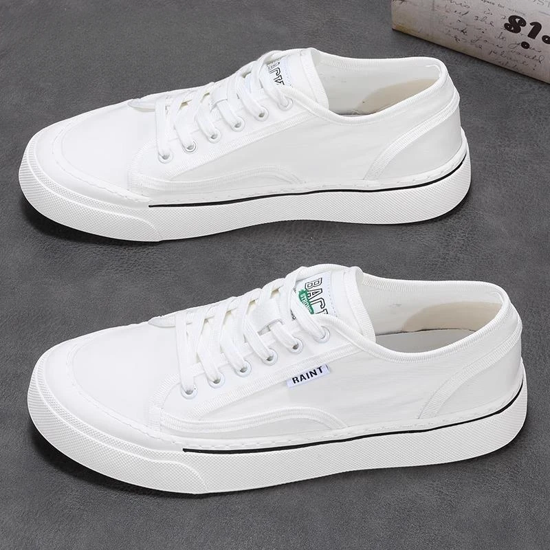 淳启鞋子男鞋布鞋男透气鞋子男百搭板鞋潮白鞋男士休闲小白鞋男款