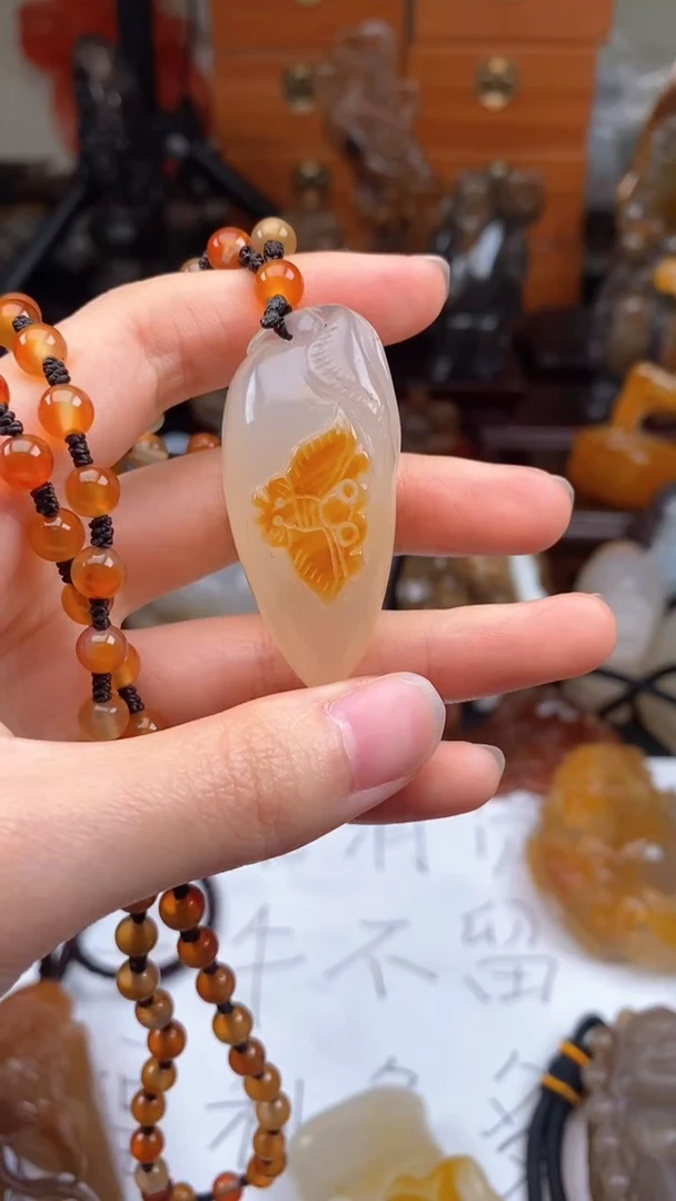 【闪购商品】玛瑙/玉髓颈饰未镶嵌AA