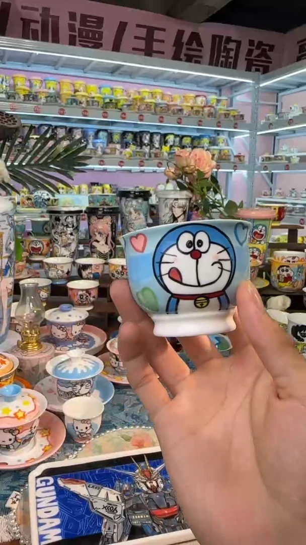 高温釉下彩动漫手绘