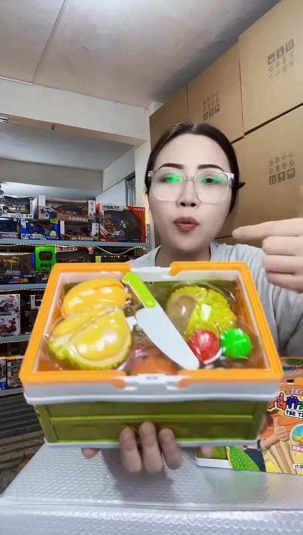 塑料儿童玩具水果切切乐