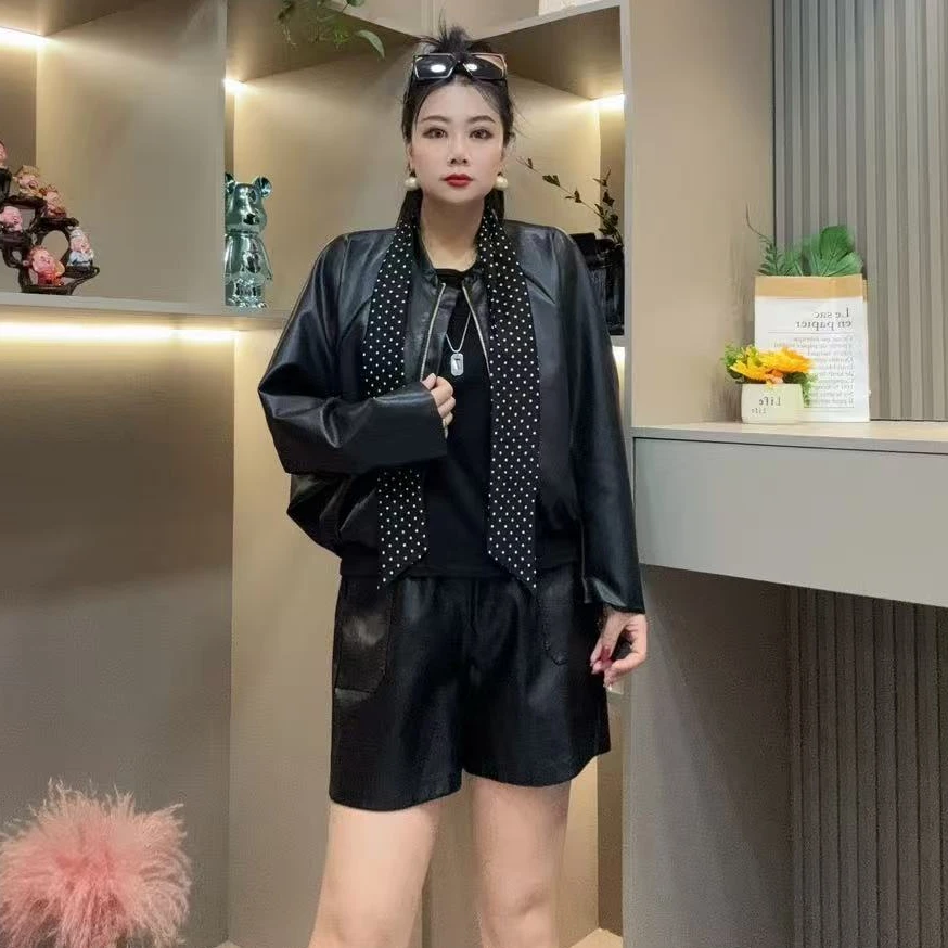 秋季外套-娃 25001秋季大码宽松潮流洋气时尚街头风棒球服外套