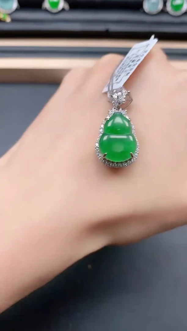 翡翠戒指银S925镶嵌111111