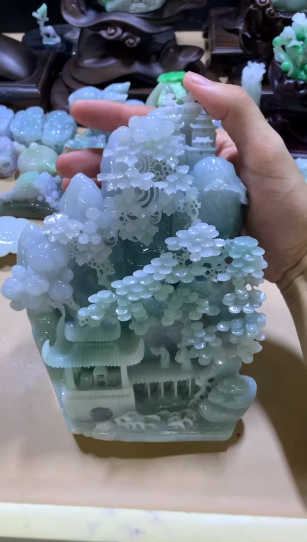 未镶嵌摆件翡翠用****3翡翠摆件