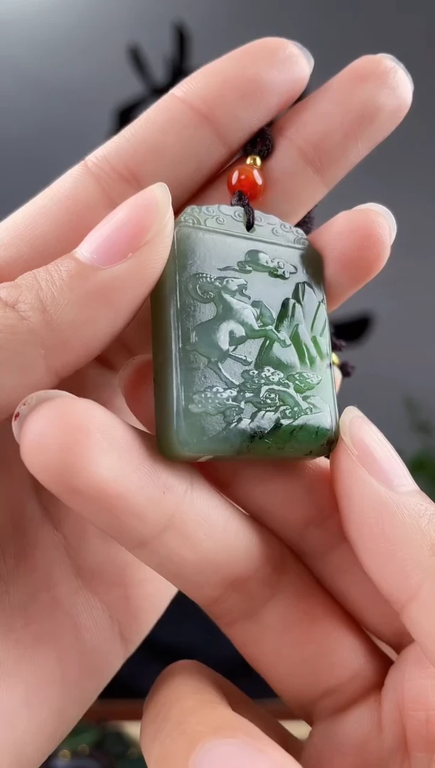 和田玉未镶嵌颈饰拍一发一，多样性发货