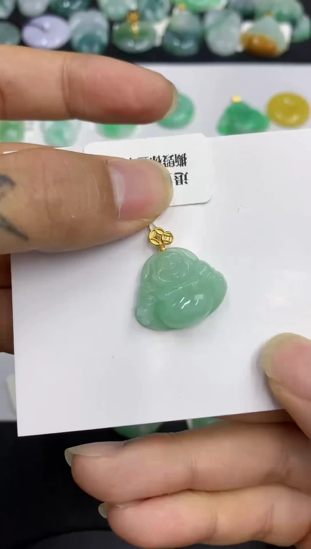 颈饰未镶嵌翡翠缅甸翡翠a货