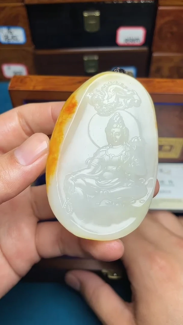 和田玉未镶嵌挂件专****商和田玉