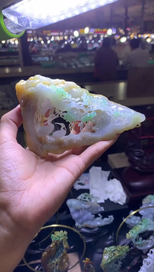 未镶嵌摆件翡翠用****3翡翠摆件