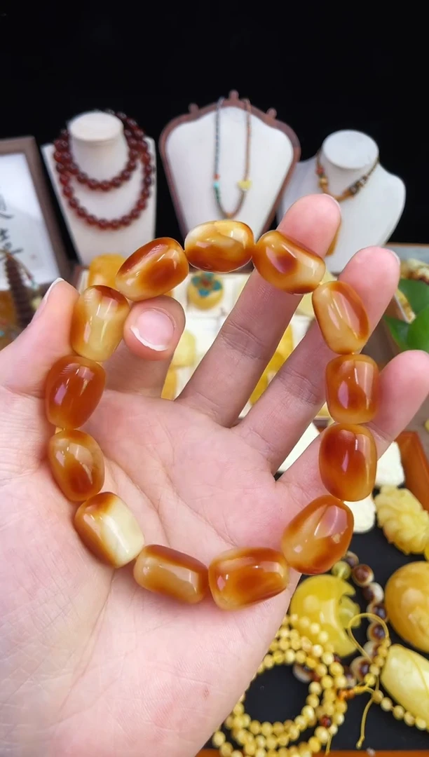 琥珀未镶嵌珠宝奇石柒月