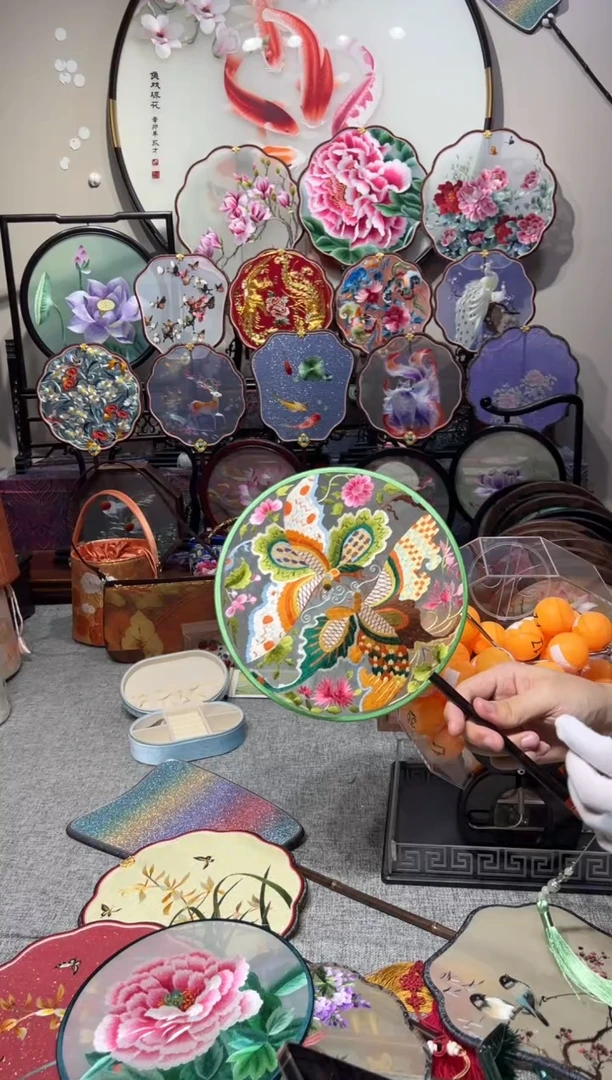 刺绣纯手工苏绣艺术品