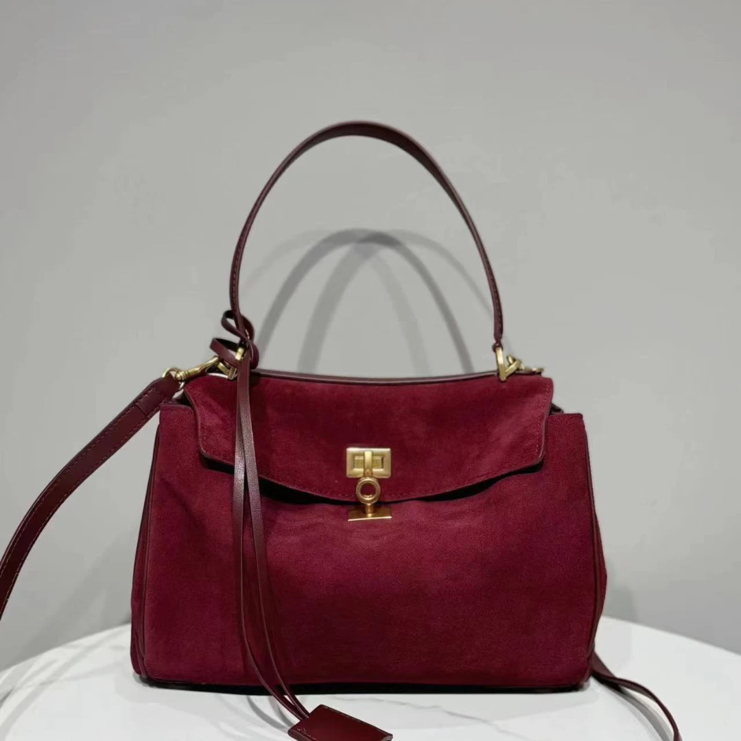 【工厂直销】XKY-3214-酒红轻奢时尚气质女包