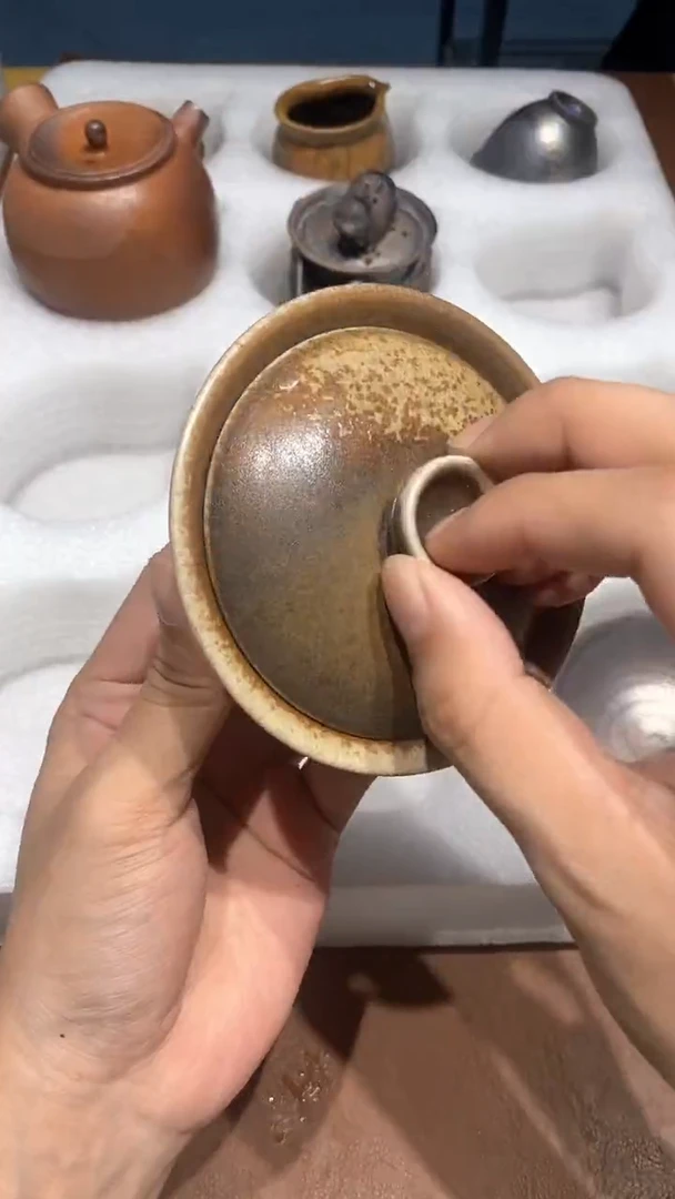 奢瓷/瑞寅柴烧茶器（盖碗）032