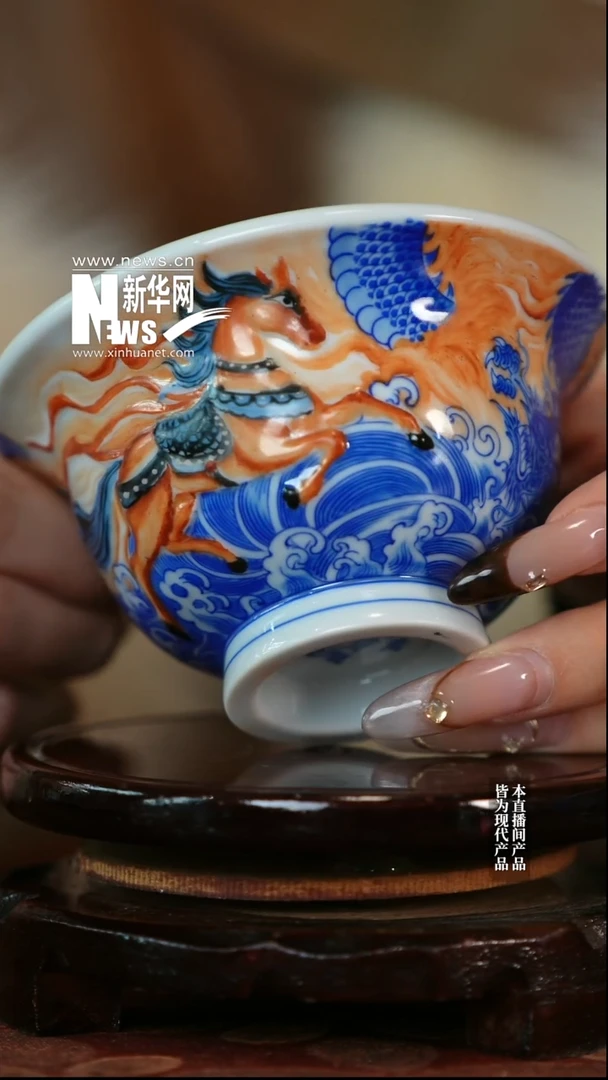 摆件陶瓷新华网瓷-含月阁18