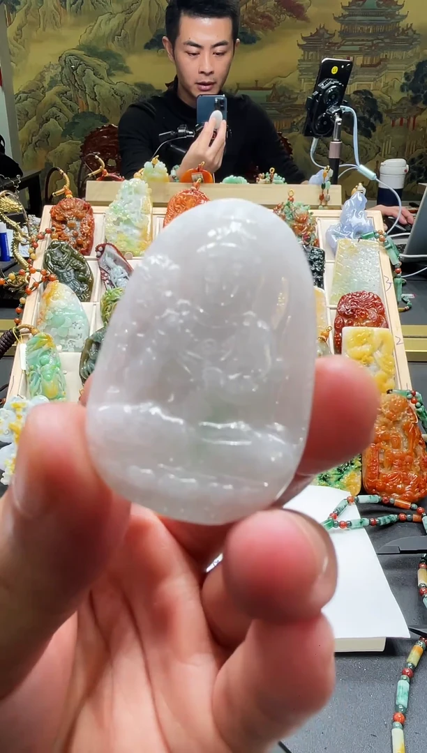 颈饰未镶嵌翡翠金澜翡翠12.15