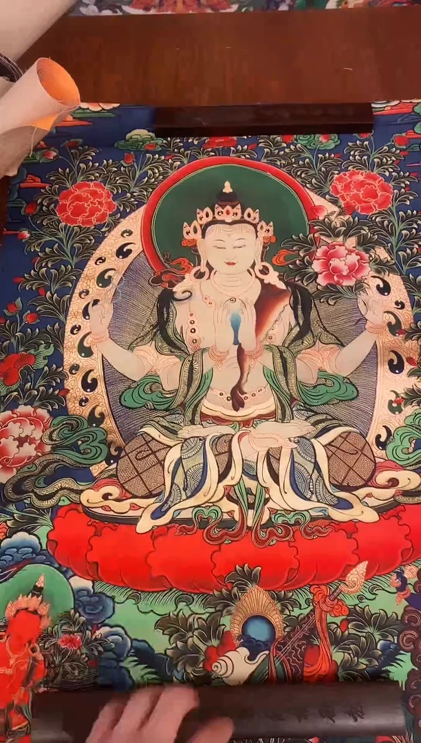 装裱画精美唐卡tk16054