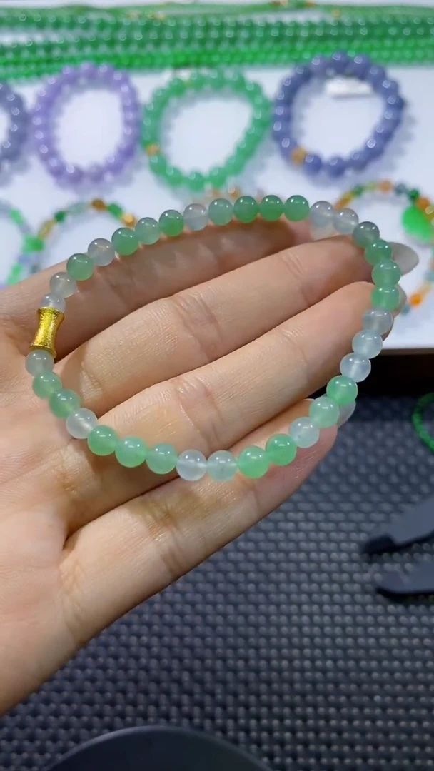 散珠翡翠卡5加手串