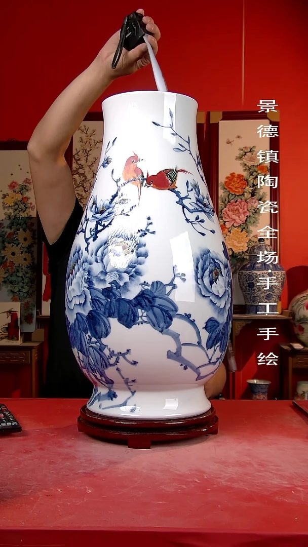 摆件景德镇陶瓷 手工手绘52