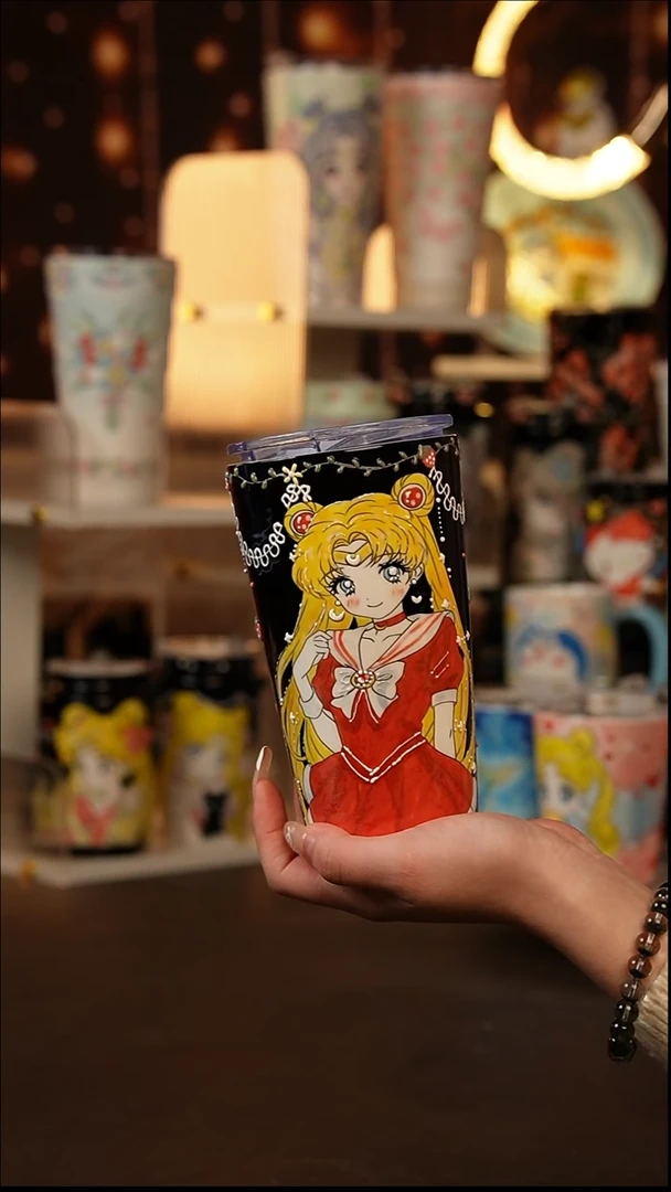 (玉泥）景德镇手工手绘文创陶瓷杯