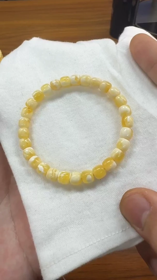 【闪购商品】蜜蜡手链未镶嵌2510/7mm红标手串