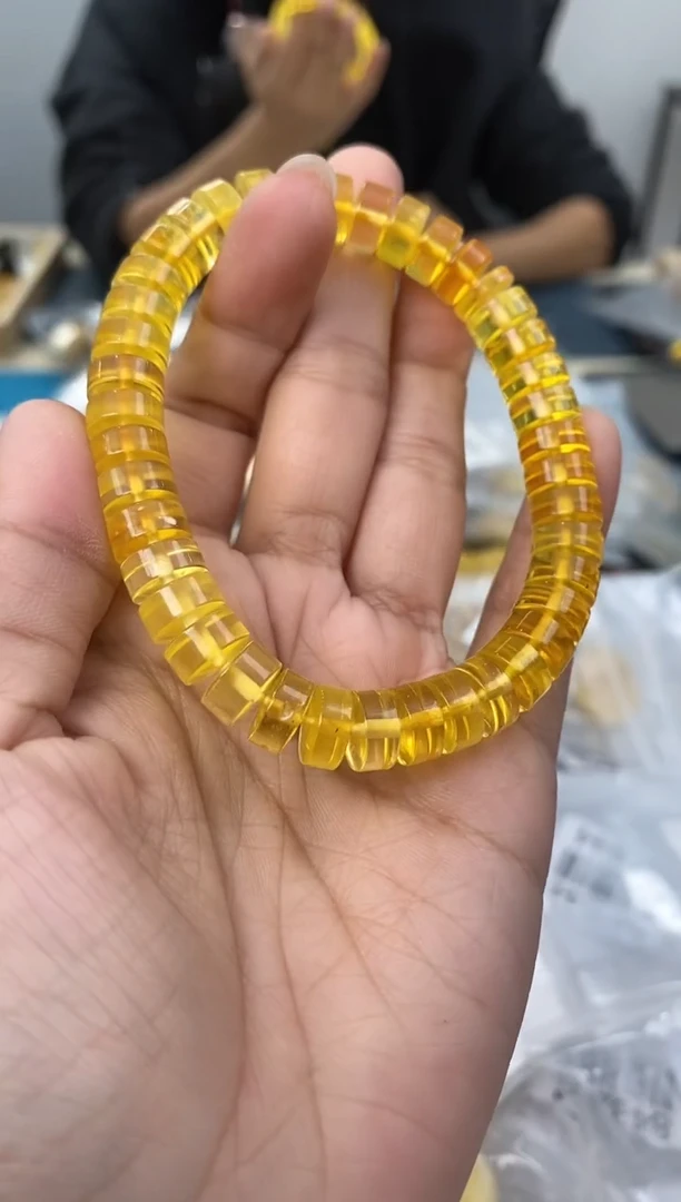 【闪购商品】琥珀裸石未镶嵌天然琥珀蜜蜡手串
