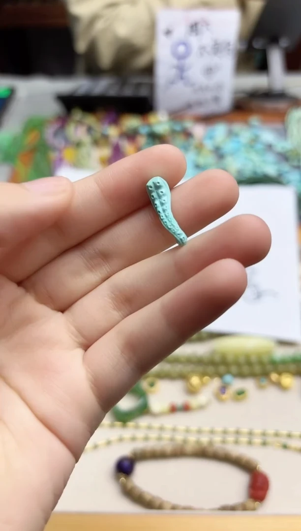 未镶嵌绿松石挂件松石配饰GW