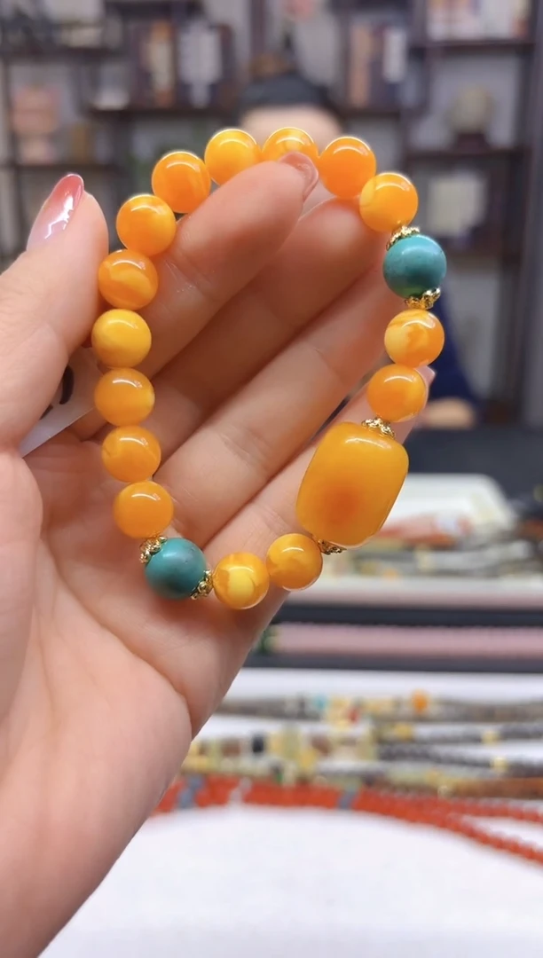 【闪购商品】蜜蜡手链未镶嵌DIY款S253