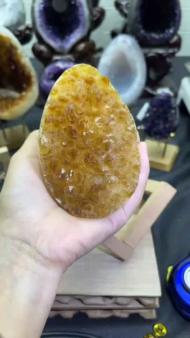 未镶嵌大型摆件（非配饰）紫晶146号龙蛋