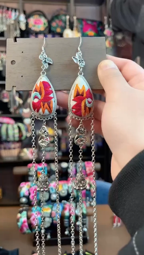 织绣 民族风手工非遗老绣饰品455