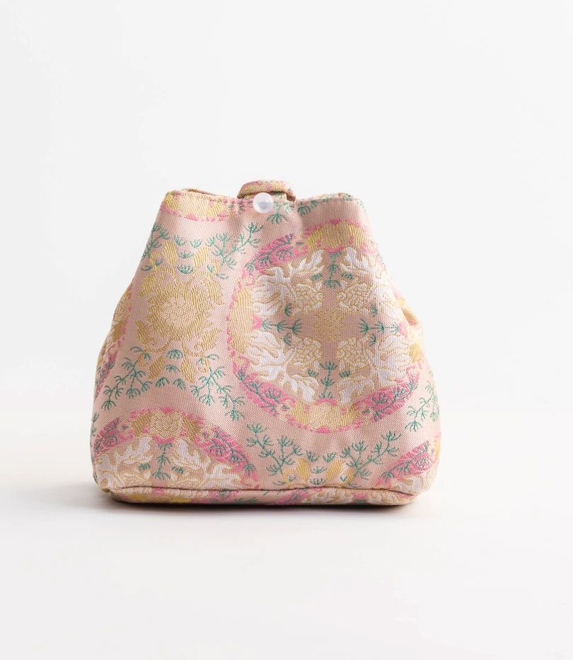 粉刺绣手提袋 PJXF54