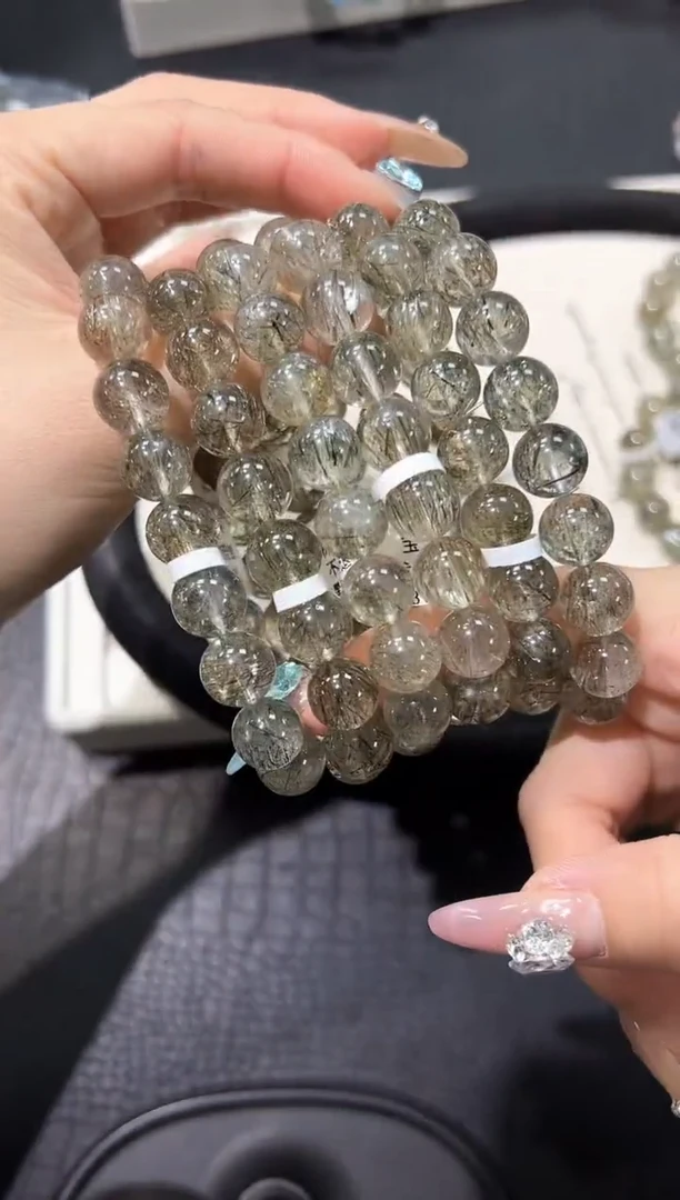 水晶手链未镶嵌45g多样性发其一【1条】默认微瑕11mm