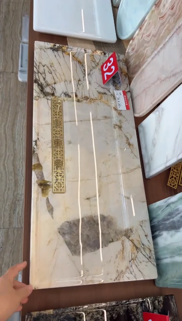 石材32号潘多拉湿泡茶盘70长30宽