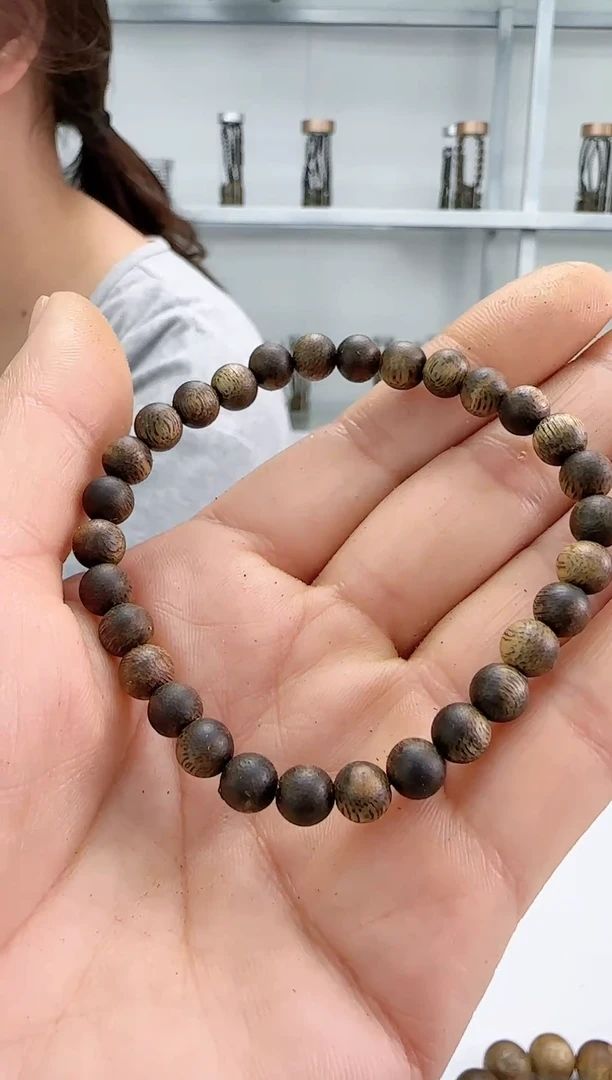 【闪购商品】沉香手串乌身0.6规格单圈3克